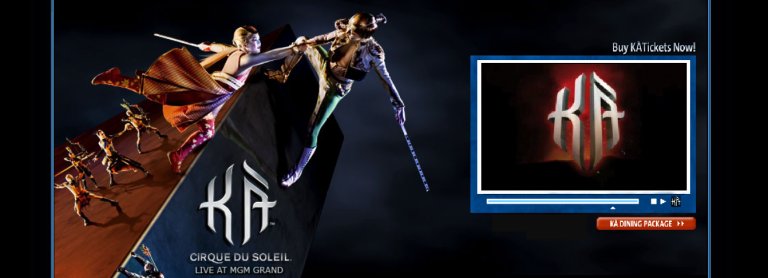 K&agrave; - Le Cirque du Soleil - CLIQUEZ ICI